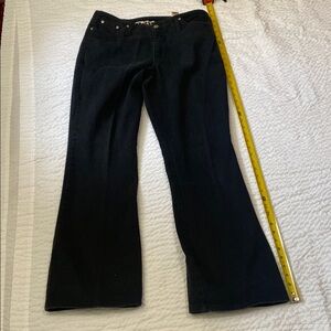 Rave 4 Real Black Flare Wide Leg Jeans R4R size 13